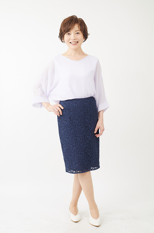 40代・50代の女性ミドルモデル・タレント　松尾　風花