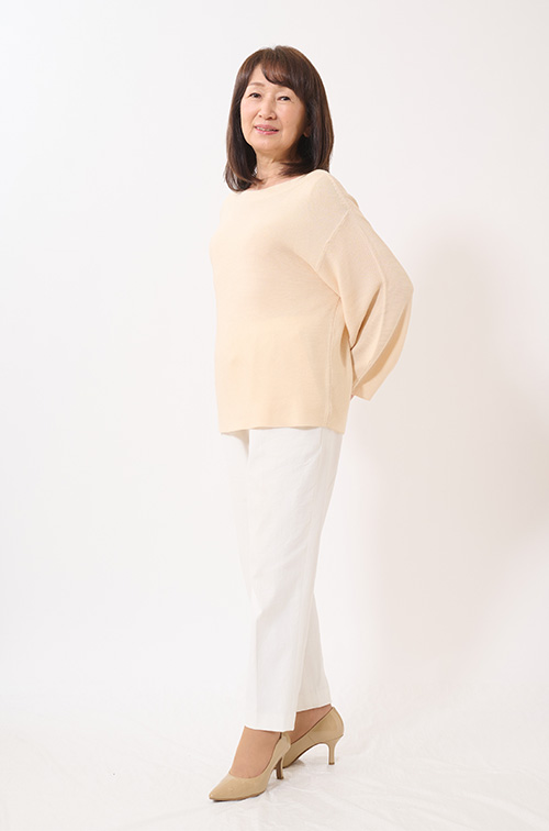 60代・70代・80代の女性シニアモデル・タレント　西田　マキ