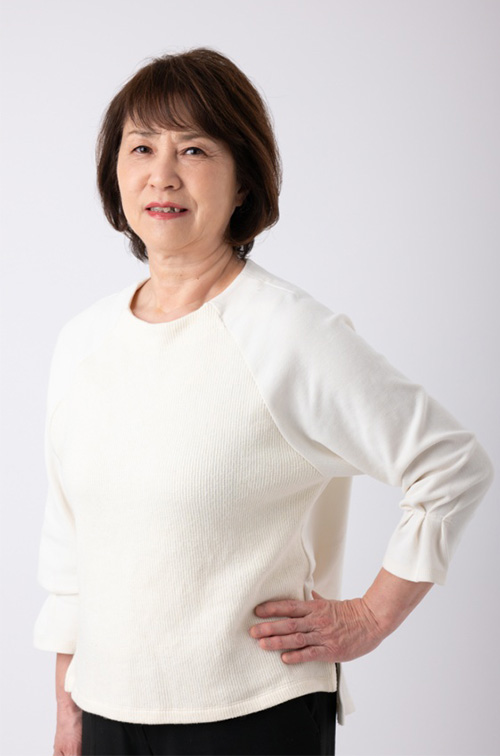 60代・70代・80代の女性シニアモデル・タレント　森　いづみ