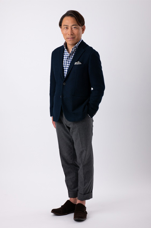 40代・50代の男性ミドルモデル・タレント　岡崎　由汰
