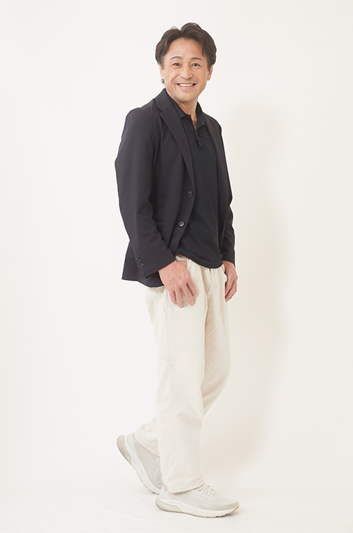 40代・50代の男性ミドルモデル・タレント　貝南　黎