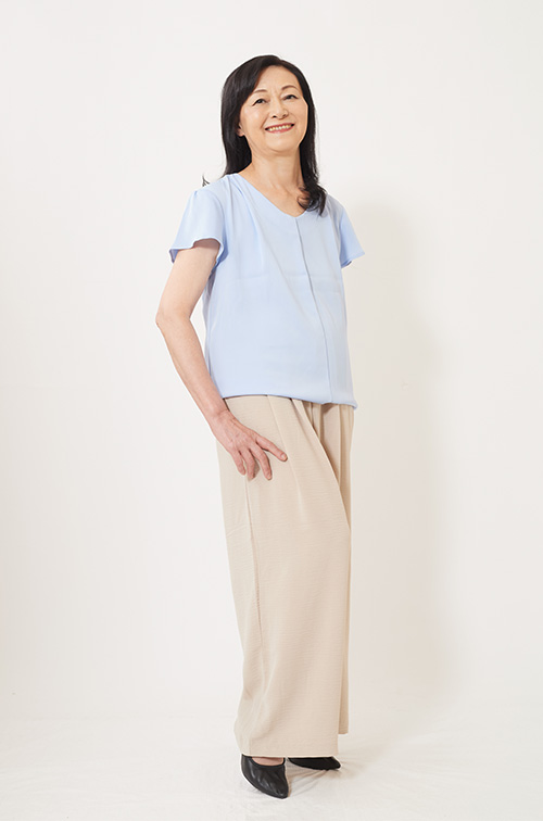60代・70代・80代の女性ミドルモデル・タレント　永田　泰子