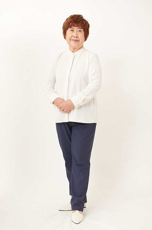 60代・70代・80代の女性シニアモデル・タレント　竹田　芽亜里