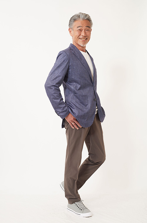 60代・70代・80代の男性シニアモデル・タレント　乃木　十四也
