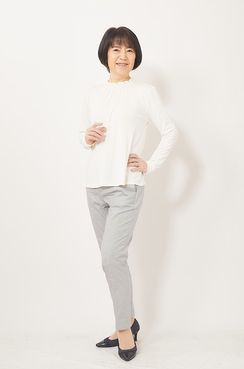 60代・70代・80代の女性ミドルモデル・タレント　宮本　彩世