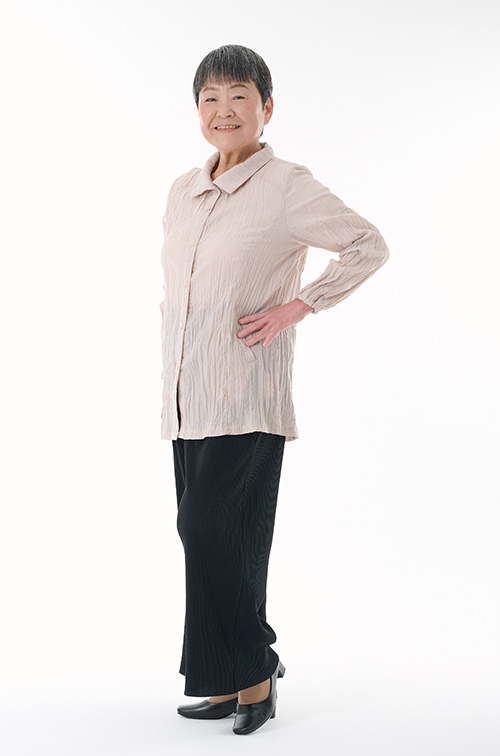 60代・70代・80代の女性シニアモデル・タレント　小俣　けい