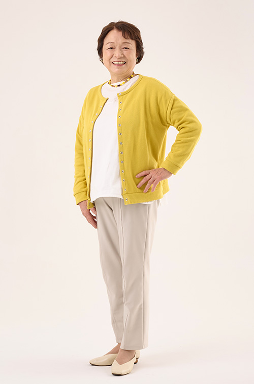 60代・70代・80代の女性シニアモデル・タレント　花山　千恵子